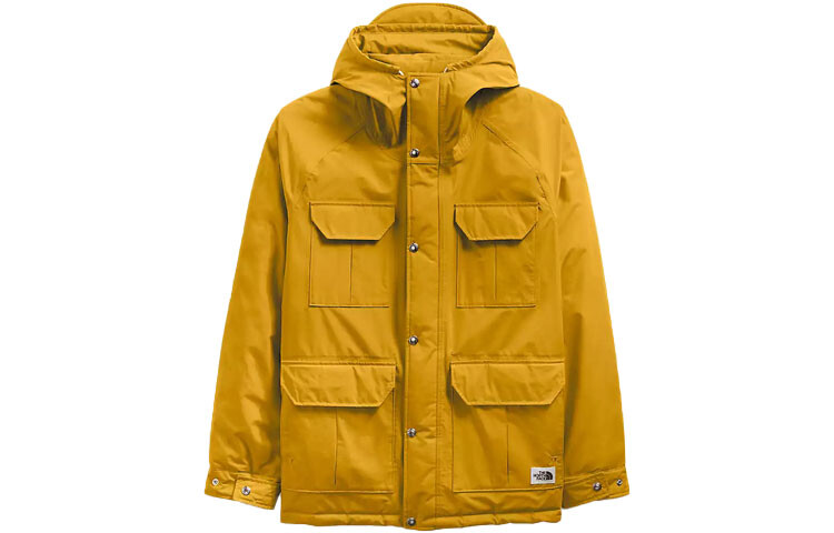 Пуховик мужской желтый The North Face, желтый