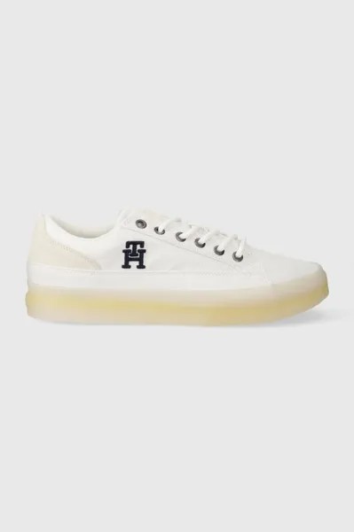 Кроссовки TH HI VULC STREET LOW MIX Tommy Hilfiger, белый