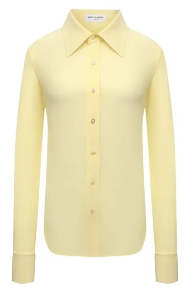 Шелковая рубашка Saint Laurent
