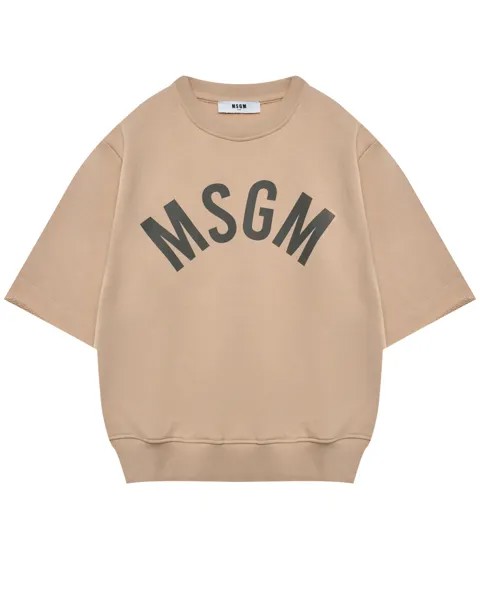 Свитшот с короткими рукавами MSGM