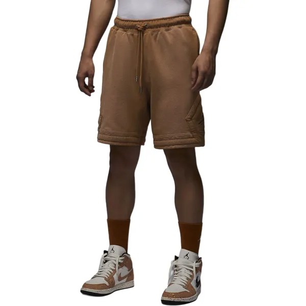 Повседневные шорты Flight Fleece для мужчин, бронзовый цвет Jordan, цвет Bronze