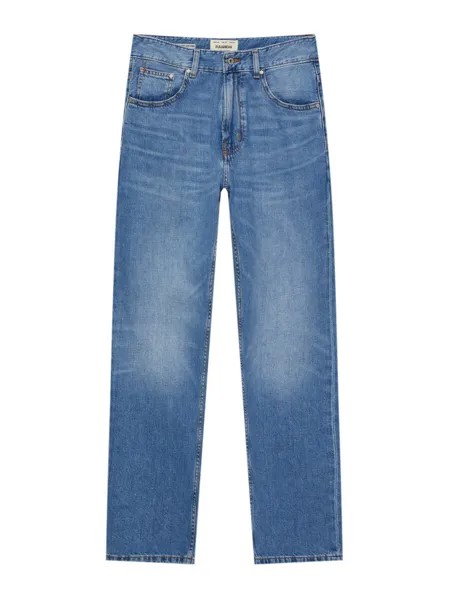 Повседневные джинсы Pull&Bear, синий джинсовый