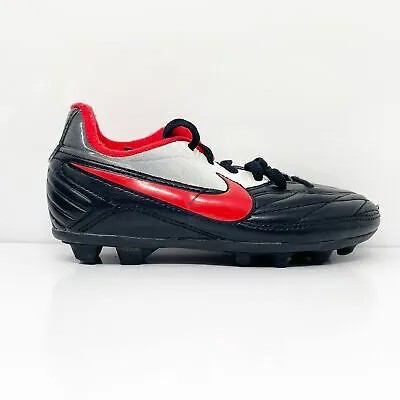 Черные футбольные бутсы Nike Boys Tiempo 442072-060, размер 10C