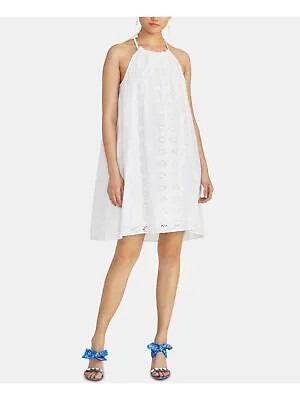 RACHEL ROY Женское белое короткое платье с лямкой без рукавов, размер: XS