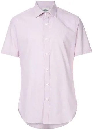 Kent & Curwen рубашка узкого кроя с короткими рукавами