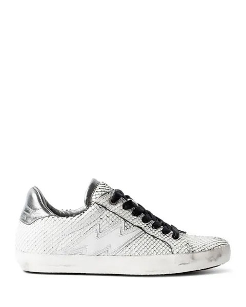 Женские низкие кеды Zadig Keith Flash Zadig & Voltaire, цвет White