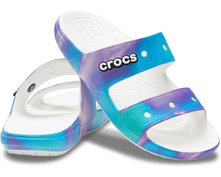 Сандалии Crocs Classic Sandal - Seasonal Graphics, цвет Multi/Out Of This World