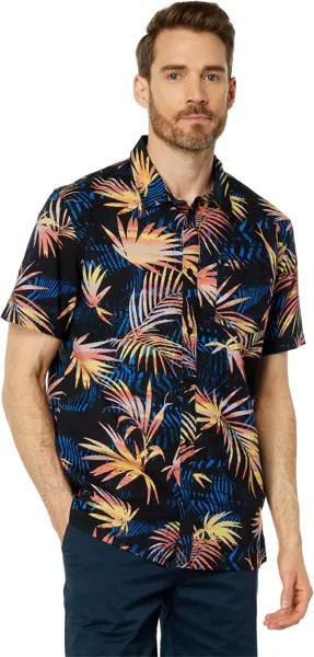Рубашка Quiksilver Ripped Up Cotton Short Sleeve Woven, цвет Black Ripped Up