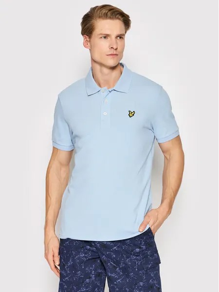 Рубашка поло стандартного кроя Lyle & Scott, синий