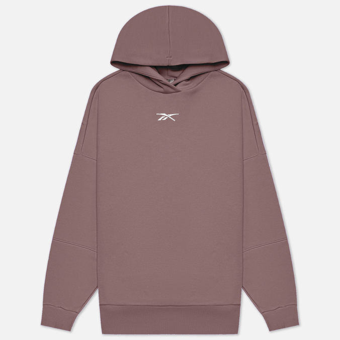 Женская толстовка Reebok Lux Oversized Hoodie коричневый, Размер S