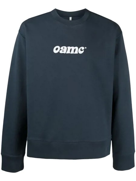OAMC толстовка с круглым вырезом и логотипом