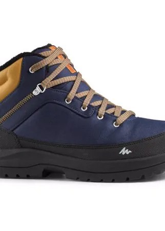 Ботинки зимние SH100 мужские синие, размер: 39, цвет: Темно-Синий/Горчичный QUECHUA Х Decathlon