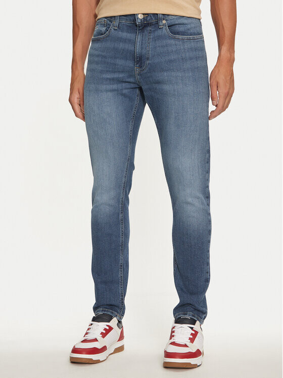 Узкие зауженные джинсы Tommy Jeans, синий