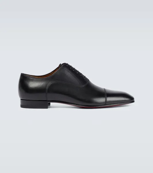 Кожаные туфли-оксфорды Greggo Christian Louboutin, черный