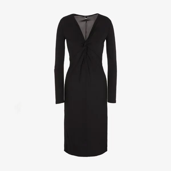 Платье Armani Exchange Midi, черный