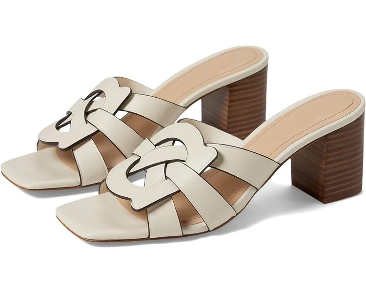 Сандалии COACH Nikki Leather, цвет Chalk