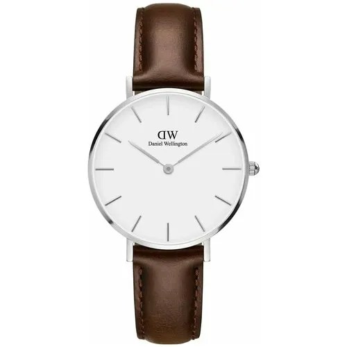 Наручные часы Daniel Wellington, белый, коричневый