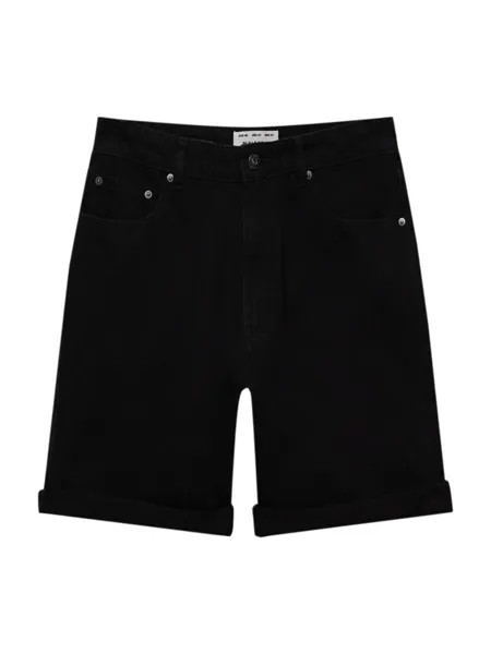 Свободные джинсы Pull&Bear, черный