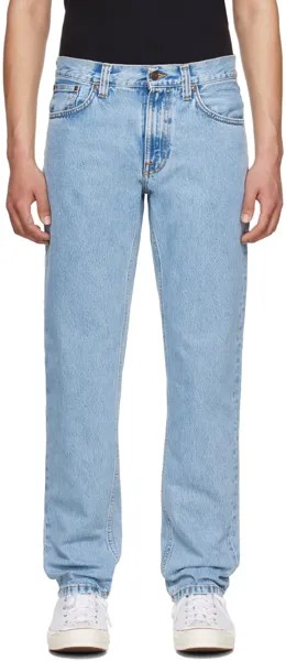 Синие джинсы Gritty Jackson Nudie Jeans, цвет Summer clouds