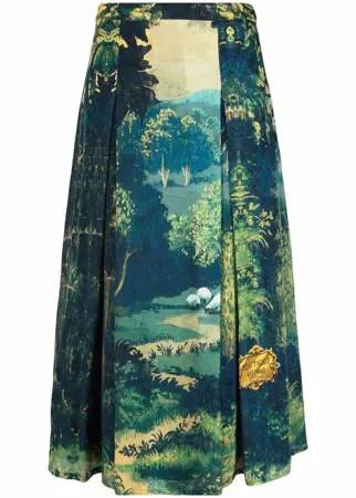Boutique Moschino юбка Chic Heritage со складками