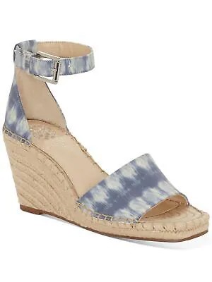 VINCE CAMUTO Женские синие кожаные эспадрильи на танкетке Maaza 1/2 на платформе 1/2 9 м
