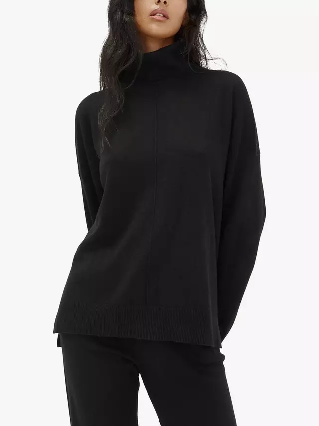 Джемпер Chinti & Parker Cashmere Blend Roll Neck, черный