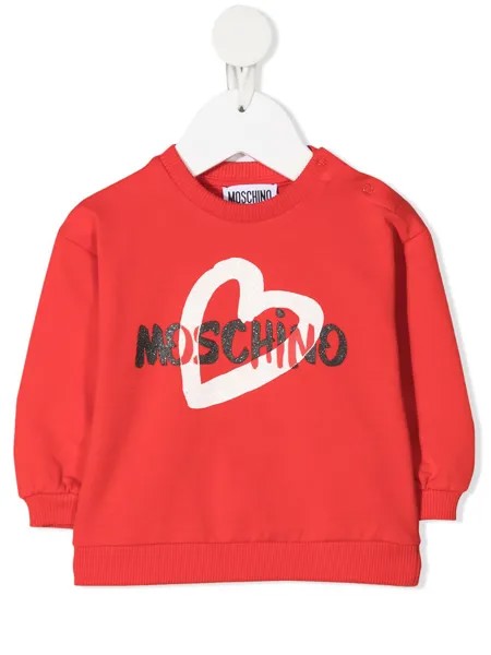 Moschino Kids толстовка с логотипом