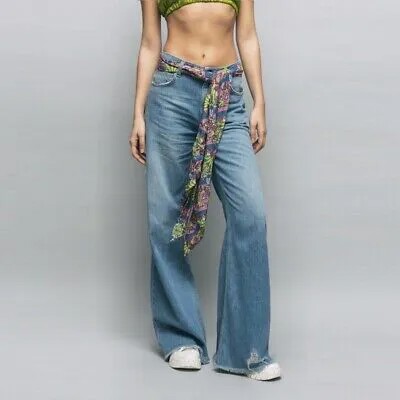 Джинсы Мальчик Женщина GAELLE Paris Trousers GBDP17156 Blue Light E2023