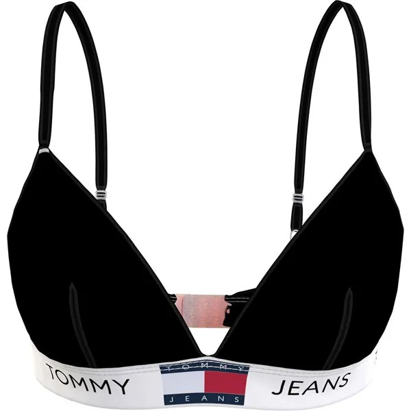 Бюстгальтер Tommy Jeans Heritage Ctn Triangle, черный