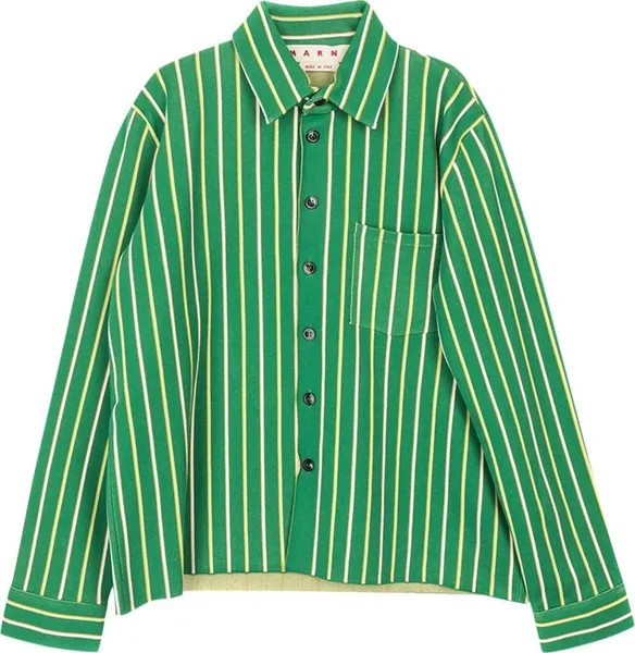 Рубашка Marni 'Green', зеленый