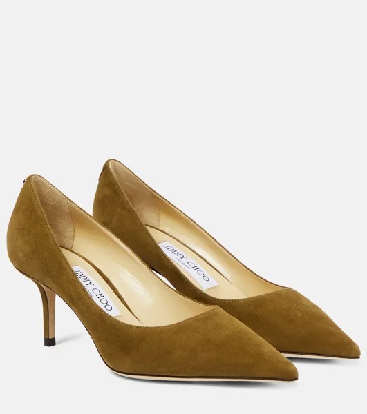Замшевые туфли Love 65 Jimmy Choo, коричневый