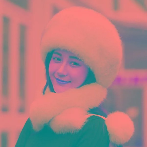 Женская шапка из лисьего меха, корейская модная шапка фэн-шуй из дикой Северо-монгольской национальном фэн-шуй для осени и зимы