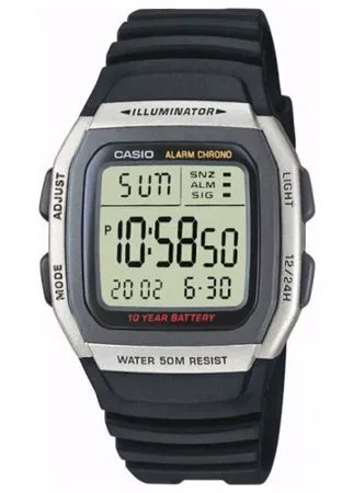 Наручные часы CASIO Collection Men W-96H-1A, черный, серый