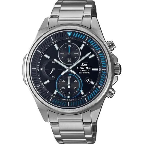 Наручные часы CASIO Часы Casio EFR-S572D-1A, серебряный, синий