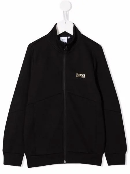 BOSS Kidswear бомбер с логотипом