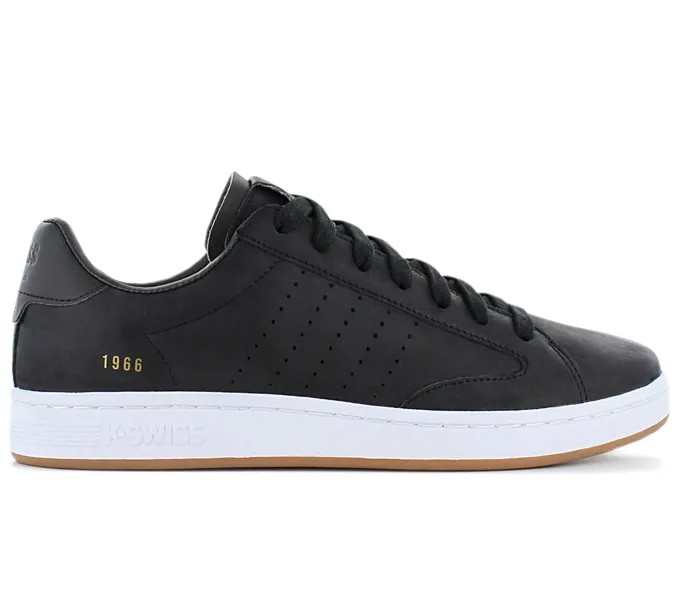 K-Swiss Lozan Klub WAX Leather - Мужская обувь Leather Black 07950-061-M Кроссовки Спортивная обувь ORIGINAL