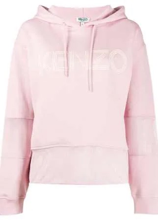 Kenzo худи с сетчатой вставкой