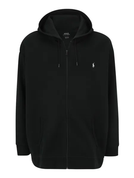 Толстовка на молнии Polo Ralph Lauren Big & Tall, черный