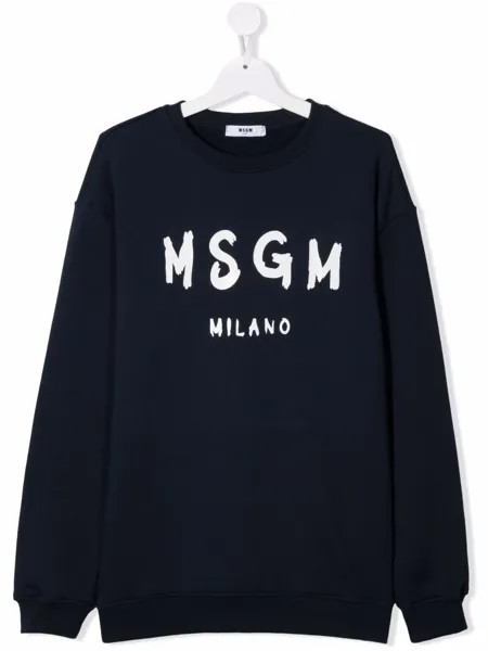 MSGM Kids толстовка с логотипом