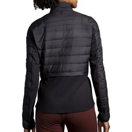 Куртка Shield Hybrid Jacket 2.0 женская Brooks, черный