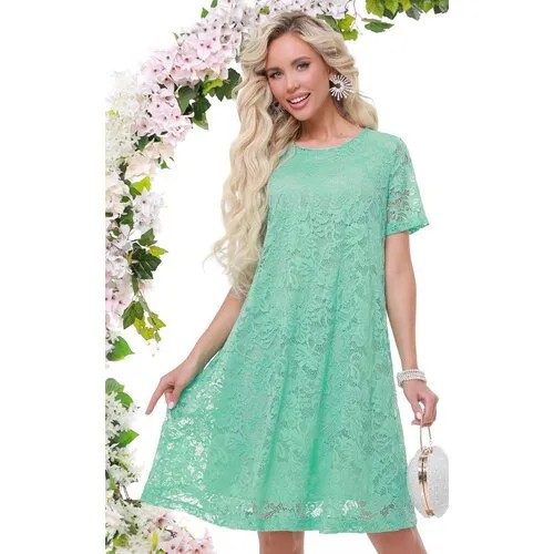 Платье размер 46, зеленый