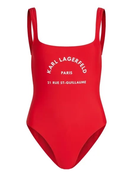 Karl Lagerfeld купальник Rue St-Guillaume, красный