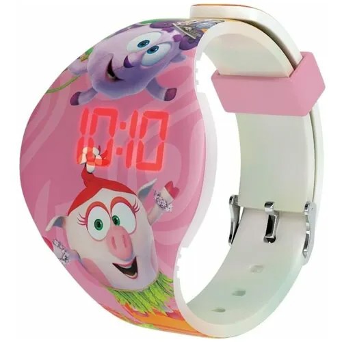 Наручные часы ФОТОН, корпус пластик, ремешок пластик, LED-дисплей, золотой, розовый