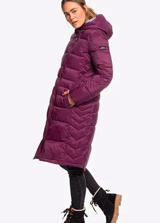 Пальто женское Roxy Everglade ERJJK03290 бордовое XS INT