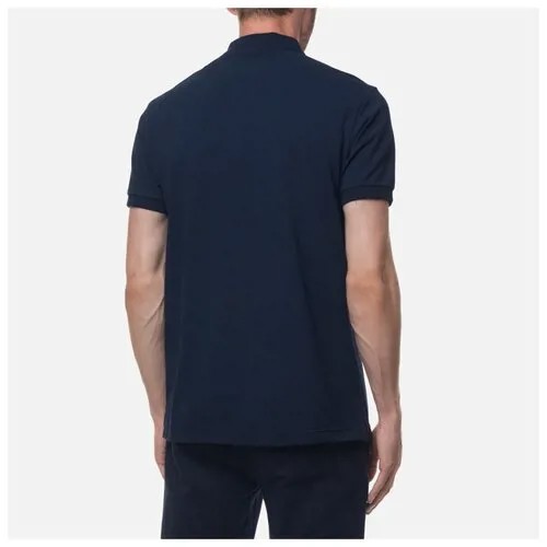 Мужское поло Hackett Embroidery Harry Classic Fit синий , Размер XS