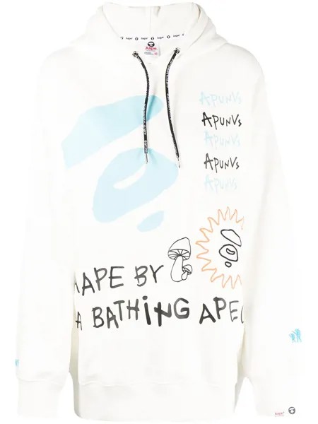 AAPE BY *A BATHING APE® худи с логотипом