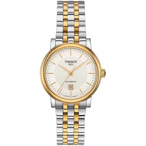 Наручные часы TISSOT T-Classic, золотой, серебряный