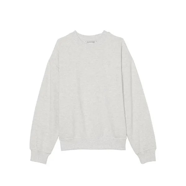 Свитшот Victoria's Secret Cotton Fleece Oversized, светло-серый