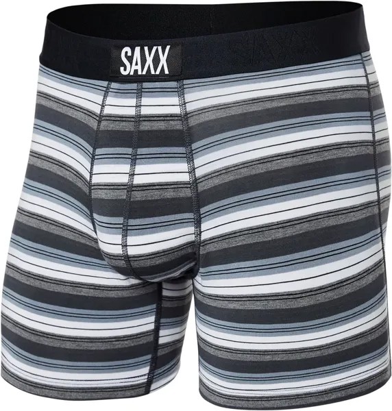 Трусы-боксеры Vibe Super Soft Boxer SAXX UNDERWEAR, цвет Freehand Stripe/Grey