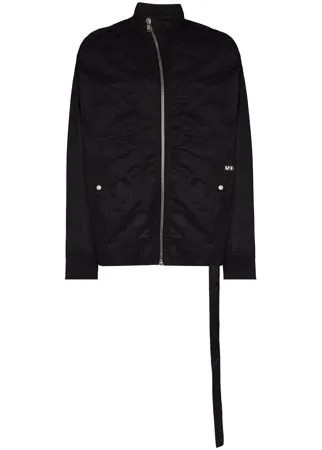 Rick Owens DRKSHDW бомбер с косой молнией